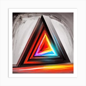 Rainbow Triangle Art Print