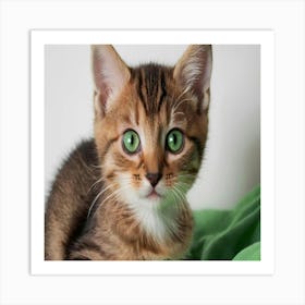 Kitten Stock Videos & Royalty-Free Footage Art Print