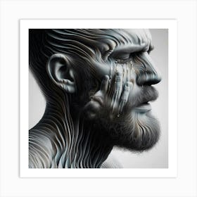 Face Of A Man 1 Art Print