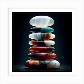 Stacked Stones 1 Art Print