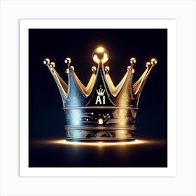 Ai Crown 1 Art Print