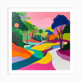 Abstract Park Collection Ueno Park Tokyo 3 Art Print