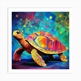 Turtle Painting Art Print