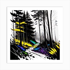 Forest Path 26 Art Print