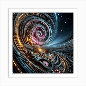 Abstract Spiral Art Art Print