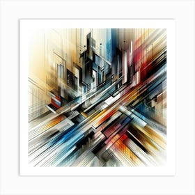 Busy City 2 Art Print