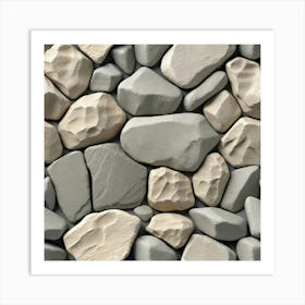 Stone Wall 44 Art Print