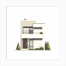 Modern House 6 Art Print