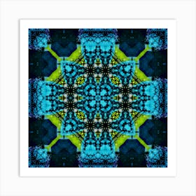 The Symbol Is The Blue And Yellow Pattern Of Ukraine 1 Art Print