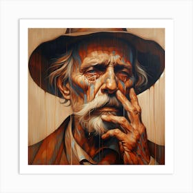 Man In A Hat Art Print