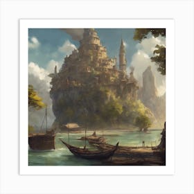 Fantasy Castle 68 Art Print