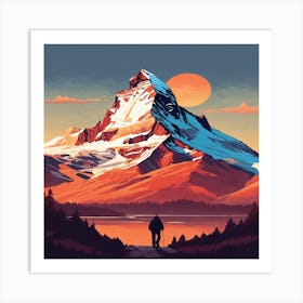 Mountain Landscape Art Print