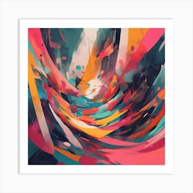 Dive Into The World Of Abstraction Art Print
