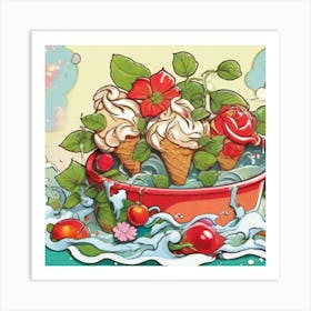 Ice Cream Art Print