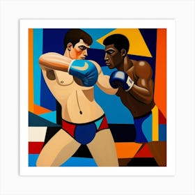 Boxing Match 3 Art Print