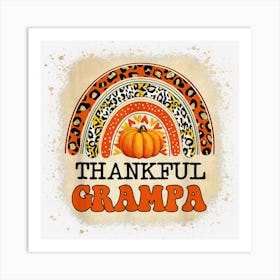 Thankful Grampa Pumpkinthankful Grateful Thanksgiving Pajama Art Print