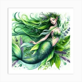 Mermaid 8 Art Print