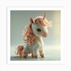 Cute Unicorn 857 Art Print