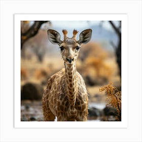 Giraffe 103 Art Print