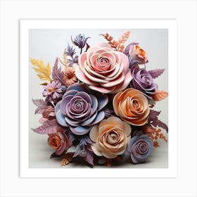 Bouquet Of Roses Art Print