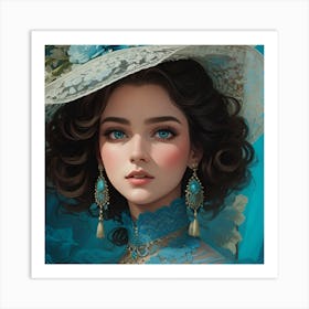 Victorian Girl 1 Art Print