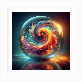 Ball Ethereal Art Print