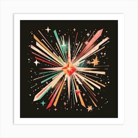 Starburst 4 Art Print