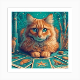 Familiar Ginger Art Print