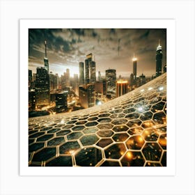 Futuristic Cityscape 8 Art Print