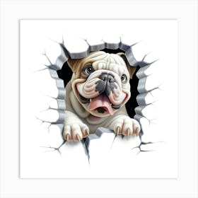 Bulldog Art Print