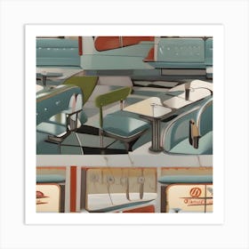 Diner Diner Art Print