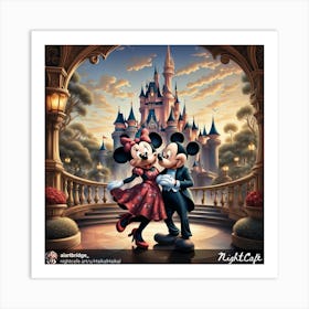 Mickey And Minnie 1 Art Print