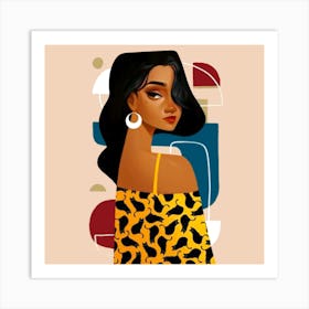 Afro-American Woman Art Print