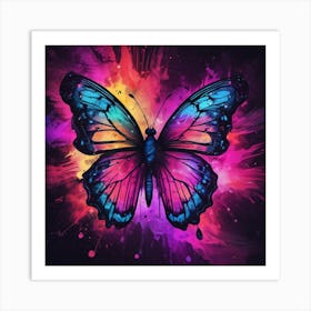 Butterfly Painting 230 Art Print