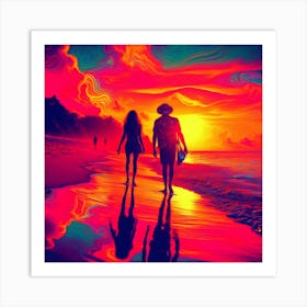 Psychedelic Painting Art Print