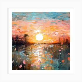 Enchanting Waters: Monet's Reverie Art Print