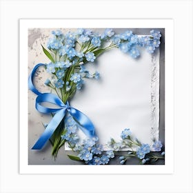 Forget Me Not Art Print