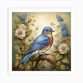 Bluebird Art Print