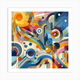 Abstract Abstract Painting Art Print