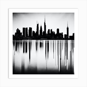 New York City Skyline 51 Art Print