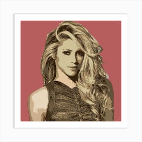 Shakira, rnb star Art Print