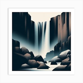 Boulder Falls Art Print