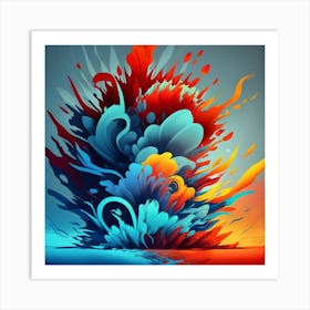 Abstract Painting  Print Art Print