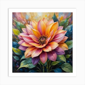 Dahlia 7 Art Print