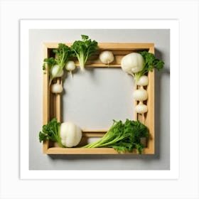 Frame Of Vegetables Art Print