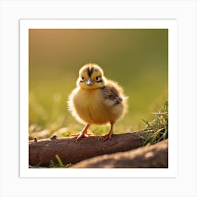 Cute Chick Art Print