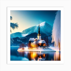 Slovene Winter Art Print