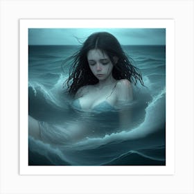 Slumbering In The Tides Art Print