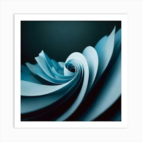 Spiral Paper - Paper Stock Videos & Royalty-Free Footage Art Print