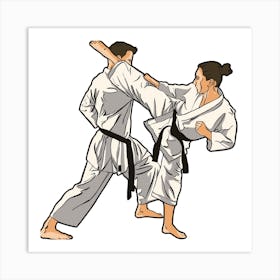 Karate Art Print